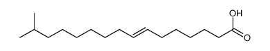 15-methylhexadec-7-enoic acid结构式