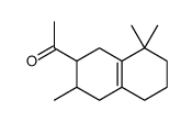 1-(1,2,3,4,5,6,7,8-octahydro-3,8,8-trimethyl-2-naphthyl)ethan-1-one Structure