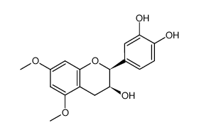 (+/-)-5,7-O-dimethylepicatechin Structure