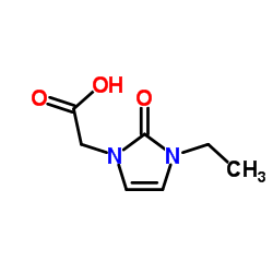 (3-Ethyl-2-oxo-2,3-dihydro-1H-imidazol-1-yl)acetic acid结构式
