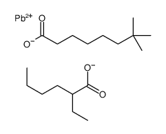(2-ethylhexanoato-O)(neodecanoato-O)lead structure