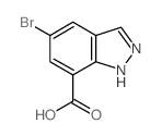 5-bromo-1H-indazole-7-carboxylic acid Structure