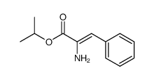 isopropyl (Z)-2-amino-3-phenylacrylate结构式