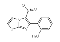 6-(methylphenyl)-5-nitroimidazo(2,1-b)thiazole结构式