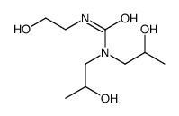 3-(2-hydroxyethyl)-1,1-bis(2-hydroxypropyl)urea结构式