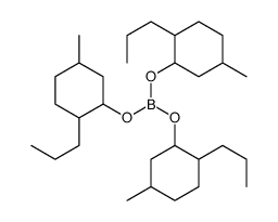 tris(5-methyl-2-propylcyclohexyl) borate结构式