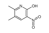 5,6-二甲基-3-硝基-1H-吡啶-2-酮结构式