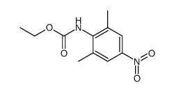 (2,6-dimethyl-4-nitro-phenyl)-carbamic acid ethyl ester结构式