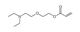 1-acryloyloxy-2-(2-diethylamino-ethoxy)-ethane结构式