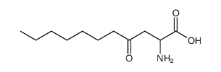 2-amino-4-oxo-undecanoic acid Structure