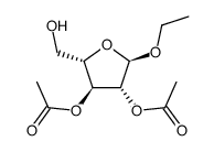 ethyl-(O2,O3-diacetyl-α-L-arabinofuranoside) Structure