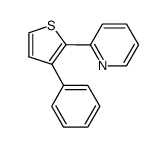 2-(3-phenyl-thiophen-2-yl)-pyridine结构式