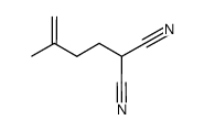 2-(3-methylbut-3-enyl)malononitrile Structure