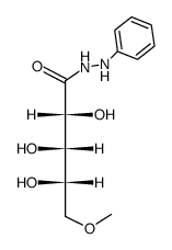 5-O-Methyl-L-arabonsaeure-phenylhydrazid Structure