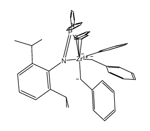 [Zr(benzyl)3(Ph2P(indenyl)N(2,6-disopropylphenyl))] Structure