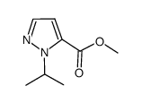 1-异丙基-1H-吡唑-5-羧酸甲酯结构式