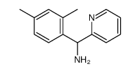 (2,4-Dimethylphenyl)(pyridin-2-yl)Methanamine结构式