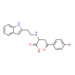 4-(4-BROMOPHENYL)-2-([2-(1H-INDOL-2-YL)ETHYL]AMINO)-4-OXOBUTANOIC ACID Structure