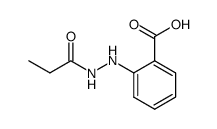 Benzoic acid, 2-[2-(1-oxopropyl)hydrazino]- (9CI)结构式