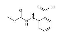 Benzoic acid, 2-[2-(1-oxopropyl)hydrazino]- (9CI) structure