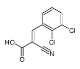 2-cyano-3-(2,3-dichlorophenyl)prop-2-enoic acid Structure