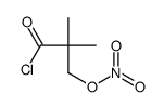 (3-chloro-2,2-dimethyl-3-oxopropyl) nitrate结构式