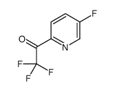 2,2,2-trifluoro-1-(5-fluoropyridin-2-yl)ethanone结构式