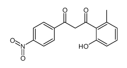 1-(2-hydroxy-6-methylphenyl)-3-(4-nitrophenyl)propane-1,3-dione Structure