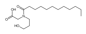 2-[dodecanoyl(3-hydroxypropyl)amino]acetic acid Structure