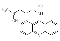 1,3-Propanediamine,N3-9-acridinyl-N1,N1-dimethyl-, hydrochloride (1:2) structure