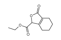 ethyl 1,3,4,5,6,7-hexahydro-3-oxoisobenzofuran-1-carboxylate结构式