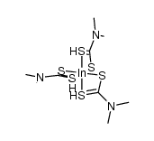 indium(III) tris(dimethyldithiocarbamate)结构式