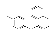 1-[(3,4-dimethylphenyl)methyl]naphthalene Structure