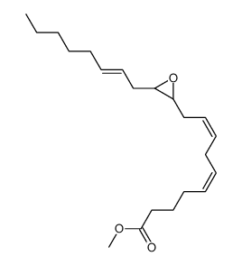(5Z,8Z)-10-[((E)-3-Oct-2-enyl)-oxiranyl]-deca-5,8-dienoic acid methyl ester Structure