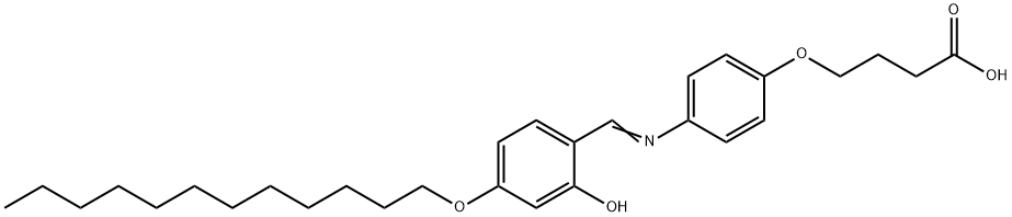 4-(3-Carboxytrimethyleneoxy)-4''-(dodecyloxy)-2-hydroxysalicylideneaniline结构式