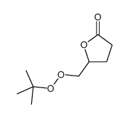 5-(tert-butylperoxymethyl)oxolan-2-one Structure