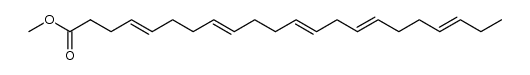 docosa-4,8,12,15,19-pentaenoic acid methyl ester Structure