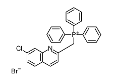 [(7-Chloro-2-quinolinyl)methyl](triphenyl)phosphonium bromide Structure