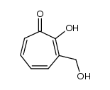3-hydroxymethyl-tropolone结构式