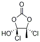 trans-4,5-Dichloro-4,5-diMethyl-1,3-dioxolan-2-one Structure