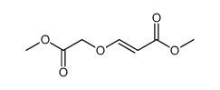 methyl (E)-3-((methoxycarbonyl)methoxy)propenoate结构式