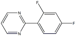 2-(2,4-difluorophenyl)pyrimidine结构式