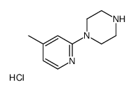 1-(4-Methyl-pyridin-2-yl)-piperazine hydrochloride structure