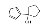 1-(3-thienyl)cyclopentanol Structure