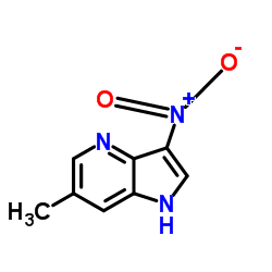 6-Methyl-3-nitro-4-azaindole结构式