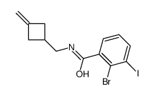 2-bromo-3-iodo-N-[(3-methylidenecyclobutyl)methyl]benzamide Structure