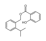 (2-propan-2-ylphenyl)methyl 2-hydroxybenzoate Structure
