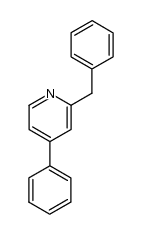 2-benzyl-4-phenyl-pyridine Structure