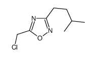 5-(CHLOROMETHYL)-3-ISOPENTYL-1,2,4-OXADIAZOLE Structure