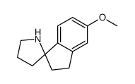 2,3-二氢-5-甲氧基-螺[1H-茚-1,2-吡咯烷]结构式